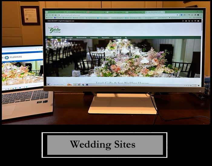 We Build Wedding Sites For Florists